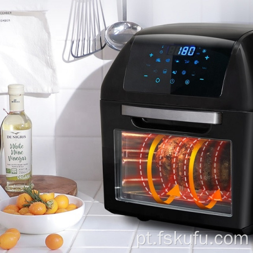 Forno torradeira para fritadeira de ar 12L com espeto rotativo